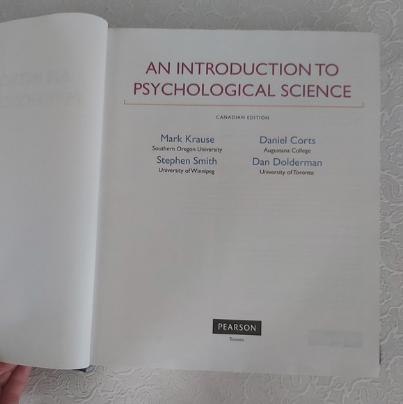 An Introduction to Psychological Science hardcover textbook - Picture 2 of 3
